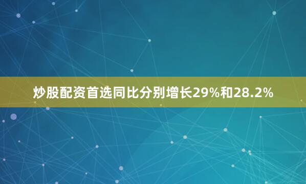 炒股配资首选同比分别增长29%和28.2%